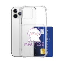 [카드포켓 투명젤리] 말티즈