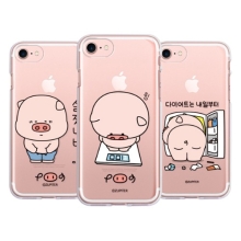 뚠뚠이 해피 투명젤리 케이스