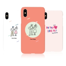 [TryCozy] 커플낙서 3D곡면하드케이스