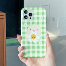 [TryCozy] 동물 데이지 체크 3D곡면하드케이스