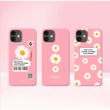 [TryCozy] 데이지라벨 핑크 3D곡면하드케이스
