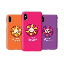 [TryCozy] 안녕플라워 3D곡면하드케이스+원형 스마트톡