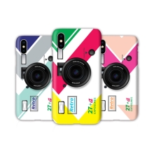 [TryCozy] 레트로카메라 3D곡면하드케이스+원형 스마트톡