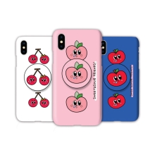 [TryCozy] 과일친구들 3D곡면하드케이스+원형 스마트톡