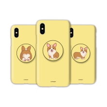 [TryCozy] 웰시코기 3D곡면하드케이스+원형 스마트톡