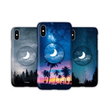 [TryCozy] 밤하늘달 3D곡면하드케이스+원형 스마트톡