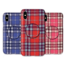 [TryCozy] 컬러풀체크 3D곡면하드케이스+원형 스마트톡