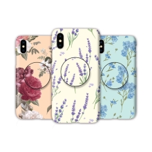 [TryCozy] 수채화플라워 3D곡면하드케이스+원형 스마트톡