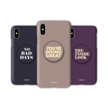 [TryCozy] 문구시리즈 3D곡면하드케이스+원형 스마트톡