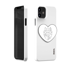 [TryCozy] 라인애니멀 3D곡면하드케이스+하트 스마트톡