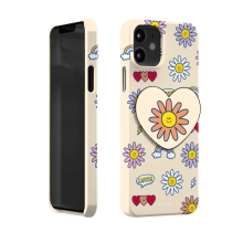 [TryCozy] 플라워페이스 3D곡면하드케이스+하트 스마트톡