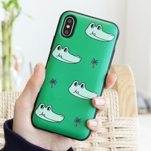 [TryCozy] 악어패턴 카드도어범퍼케이스