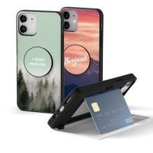 [TryCozy] 감성뷰 카드도어범퍼케이스+원형 스마트톡