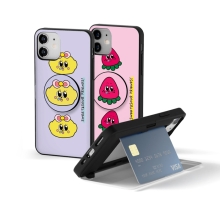 [TryCozy] 과일친구들 카드도어범퍼케이스+원형 스마트톡