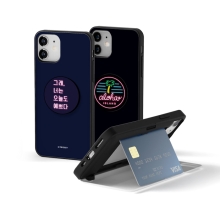 [TryCozy] 네온사인 카드도어범퍼케이스+원형 스마트톡