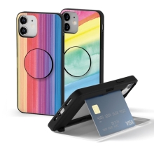 [TryCozy] 레인보우 카드도어범퍼케이스+원형 스마트톡