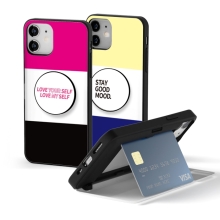 [TryCozy] 삼색타이포 카드도어범퍼케이스+원형 스마트톡