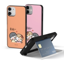 [Silver Bell]실버벨 뽀시래기 짱큰콩&쟈근콩 카드도어범퍼케이스