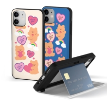 [TryCozy] 러브베어패턴 카드도어범퍼케이스