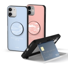 [TryCozy] 내추럴 카드도어범퍼케이스+원형 스마트톡