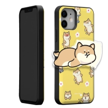 [Silver Bell]실버벨 귀염뽀짝 일상시바 일상패턴 카드도어범퍼케이스+에폭시 스마트톡