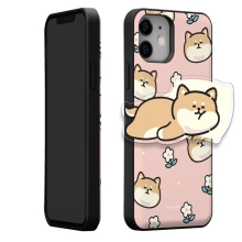 [Silver Bell]실버벨 귀염뽀짝 일상시바 패턴 카드도어범퍼케이스+에폭시 스마트톡