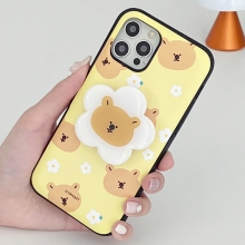 [TryCozy] 동물꽃 패턴 카드도어범퍼케이스+에폭시 스마트톡