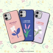 [TryCozy] 아트플라워 카드도어범퍼케이스