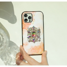 [TryCozy] 마블링 큐빅톡 카드도어범퍼케이스