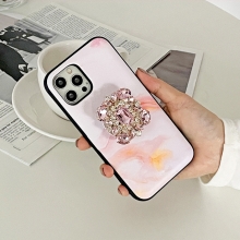 [TryCozy] 핑크 마블 큐빅톡 카드도어범퍼케이스