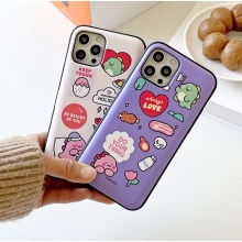 [TryCozy] 핑크 리틀티노 패치 카드도어범퍼케이스