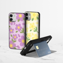 [TryCozy] 플라워드로잉 카드도어범퍼케이스