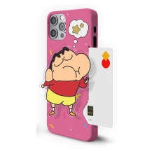 [SHINCHAN]짱구는못말려 냠냠시리즈 빅아크릴 스마트톡 카드 3D곡면하드케이스