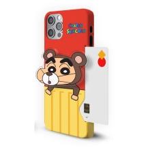 [SHINCHAN]짱구는못말려 애니멀코스튬 아크릴 스마트톡 카드 3D곡면하드케이스