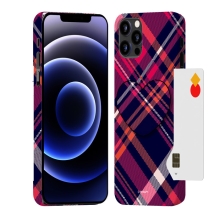 [TryCozy] 사선체크 카드 3D하드 하트스마트톡케이스