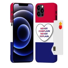 [TryCozy] 삼색타이포 카드 3D하드 하트스마트톡케이스