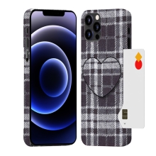 [TryCozy] 컬러풀체크 카드 3D하드 하트스마트톡케이스