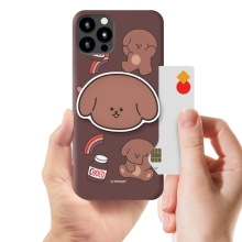 [TryCozy] 댕댕이 초코 에폭시톡 카드 3D곡면하드케이스