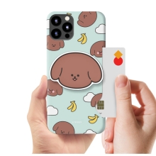 [TryCozy] 댕댕이 패턴 에폭시톡 카드 3D곡면하드케이스