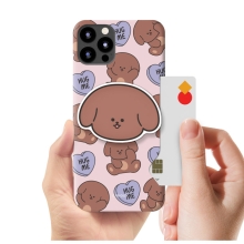 [TryCozy] 댕댕이 허그미 에폭시톡 카드 3D곡면하드케이스