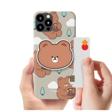 [TryCozy] 베어 허니 에폭시톡 카드 3D곡면하드케이스