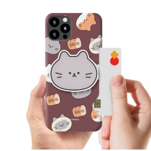 [TryCozy] 야옹이 장난감 에폭시톡 카드 3D곡면하드케이스