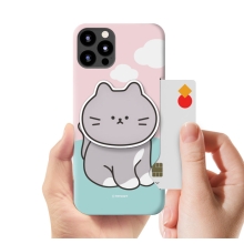 [TryCozy] 야옹이 풍경 에폭시톡 카드 3D곡면하드케이스