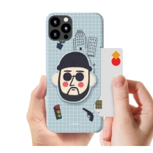 [TryCozy] 커플아이콘 에폭시톡 카드 3D곡면하드케이스