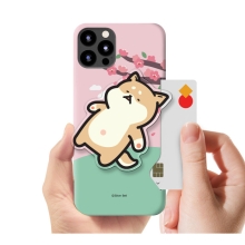 [Silver Bell]실버벨 귀염뽀짝 나들이시바 에폭시톡 카드 3D곡면하드케이스