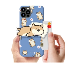 [Silver Bell]실버벨 귀염뽀짝 일상시바 일상패턴 에폭시톡 카드 3D곡면하드케이스