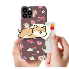 [Silver Bell]실버벨 귀염뽀짝 일상시바 패치 에폭시톡 카드 3D곡면하드케이스