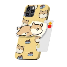 [Silver Bell]실버벨 귀염뽀짝 일상시바 패턴 에폭시톡 카드 3D곡면하드케이스