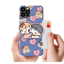 [Silver Bell]실버벨 뽀시래기 허그미 에폭시톡 카드 3D곡면하드케이스