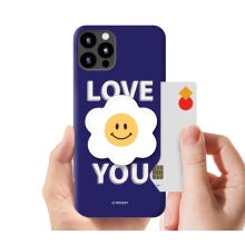 [TryCozy] 스마일플라워 러브 에폭시톡 카드 3D곡면하드케이스